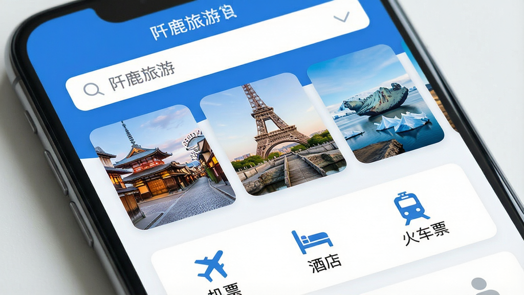 һ�������ֻ���Ļ��д����Ļ��������ʾ����¹���Ρ�App����ҳ���棬���������¼�Լ��������Ϊ��ɫ�������������������м�չʾ�ž����Ĺ���������Ŀ�ĵؿ�Ƭ���義�������衢�������·��ǡ���Ʊ�������Ƶꡱ������Ʊ���Ĺ���ͼ�꣬�����Ű�ɾ����࣬�ִ���ƽ����Ʒ�񣬻��ʸ��壬������ͣ�ͻ��App��ʵ�������ۣ��ɾ��޶���Ԫ�ء�
