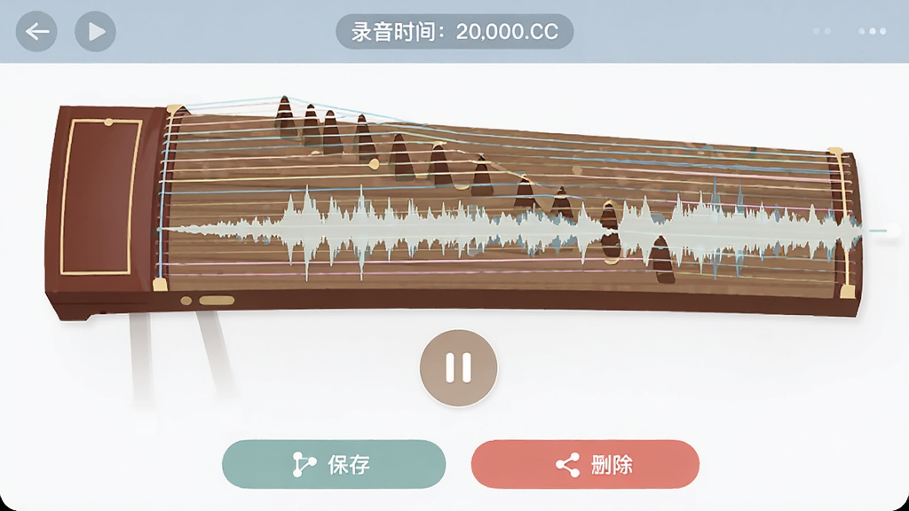 ��������ģ����¼���طŽ��棬��ʾ��Ƶ����ͼ���в�����ͣ��ť�ͷ�����ť�����涥����¼��ʱ�����ײ��б����ɾ��ѡ��ִ���ƽ���ɫ����ͣ����ʸɾ�