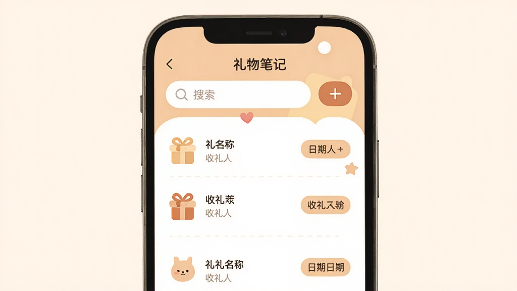 一张手机应用界面宣传图,应用名为
