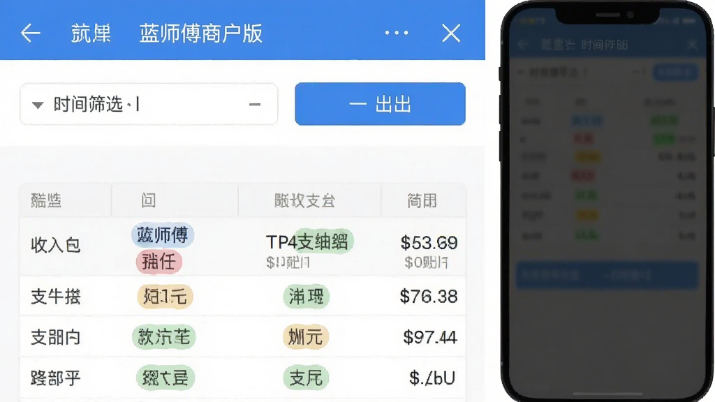 �ֻ�App��ͼ�������Ϊ����ʦ���̻��桱�˵��������ܽ��棬������ʾʱ��ɸѡ���͵�����ť���Լ�һ������Ԥ��������ƽ��ϸ�ڰ�����������֧�������ǩ�����ʸɾ��޶���Ԫ��