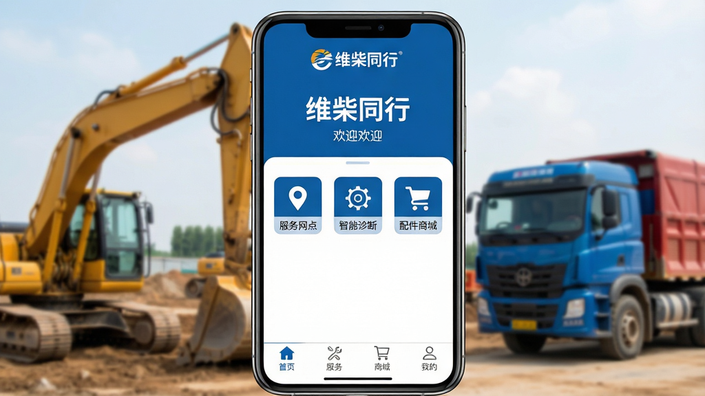 ͼƬ������һ���ֻ���Ļ��������д����Ļ��������ʾ��Ϋ��ͬ�С�App�������棬�Ϸ���Ʒ�Ʊ�־�ͻ�ӭ��м��Ǽ������Ĺ���ͼ���硰�������㡱����������ϡ���������̳ǡ����ײ��������С���ҳ���������񡱡����̳ǡ������ҵġ��ĸ���ǩ��������ģ���Ĺ��̻�е��ҵ�ֳ������ھ���Ϳ�����������ɾ���࣬������ɫ�������ʸ��壬�޶���Ԫ�ء�