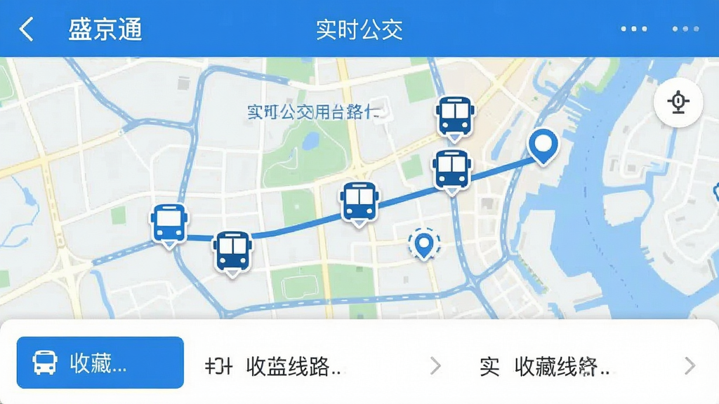 һ�Ų�����ͼ����ʾʢ��ͨApp�ġ�ʵʱ������ҳ�棬��ͼ���м���������ͼ�꣬�ײ����ղ���·�б�������������Ϊ������ע���������ʸɾ����޶���Ԫ��