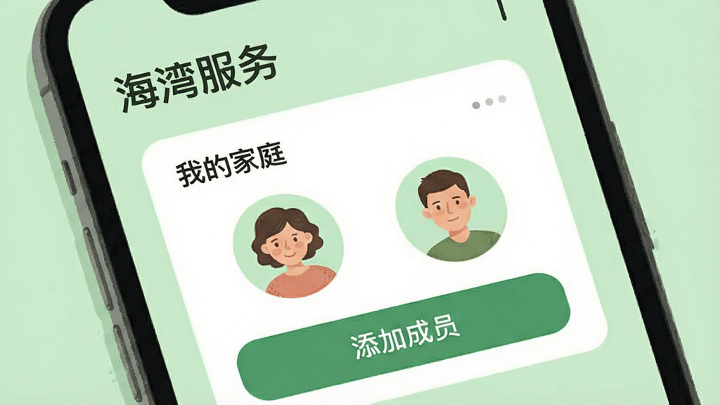 һ���ֻ����棬����Ϊ��������񡱵ļ�ͥ��������ҳ�棬��ʾ���ҵļ�ͥ����Ƭ��������λ��Աͷ���·��С����ӳ�Ա����ť������Ϊ����ɫ����ƽ����񣬲廭�ʸУ����ʸɾ����޶���Ԫ��