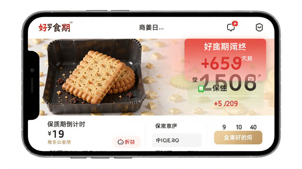 ��ʳ��APP��չʾһ��֪��Ʒ�Ʊ��ɵ���Ʒ����ҳ���۸��ۿ���Ŀ�������ڵ���ʱ��ʾ��ҳ�������ˬ����ƷͼƬ�����������̻������ֺ�����ϸ����ʵ�����ʸɾ��޶���Ԫ��