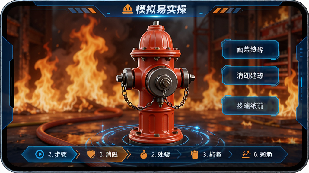 ������App��ģ��ʵ�ٽ��棬��Ļ������ʾһ��3D����˨ģ�ͣ��Ա��в�����ʾ��ť��������ģ��Ļ����ֳ���������Ч���棬����ײ��в�����ʾ����������Ƽ���ǿ����ɫ�ͳ�ɫ���䣬���ʸ��壬ϸ�ڷḻ��