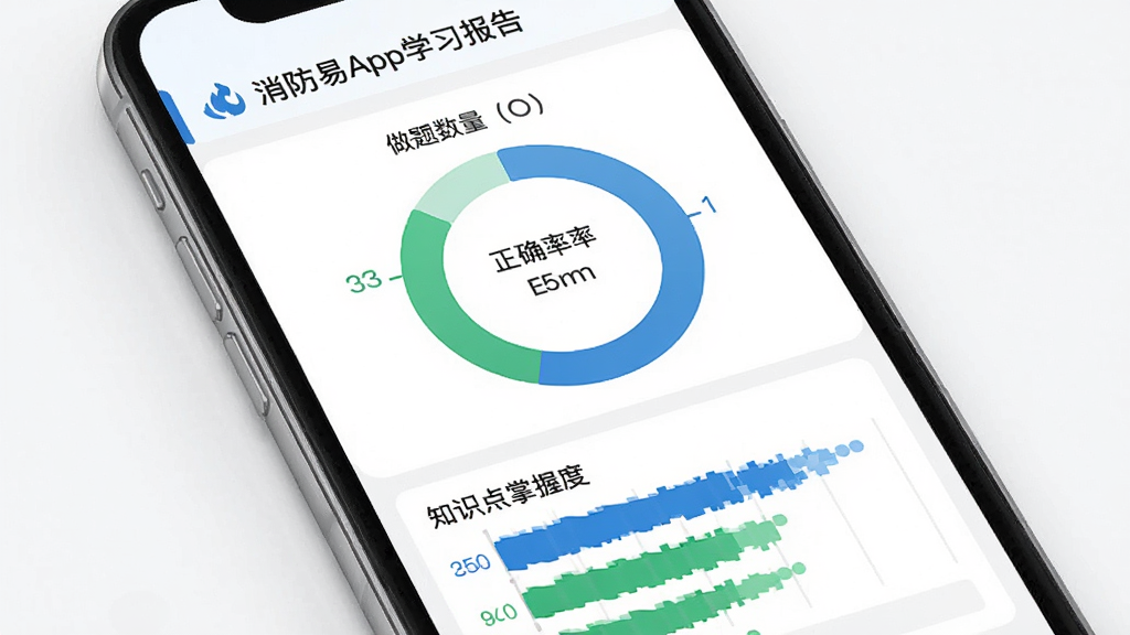 ������App��ѧϰ����ҳ�棬��Ļ������ʾһ������ͳ��ͼ��չʾ��ȷ�ʺ������������·���֪ʶ�����ն�����ͼ�������԰�ɫΪ��������ɫ����ɫ���䣬���ݿ��ӻ�����������࣬���ʸɾ���