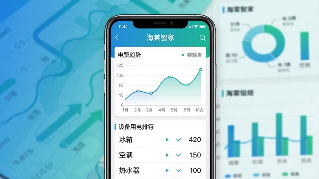 һ�ź����Ǽ�App���ܺ�ͳ��ҳ���ͼ���������ֻ���Ļ����ʾ�����������ͼ���豸�õ��������б����С����䡱�����յ���������ˮ��������Ŀ�������Ǽ���ͳ��ͼ���������ɫ����ͻ�������������ӻ��������С������Ǽҡ����������ʸɾ����޶���Ԫ�ء�