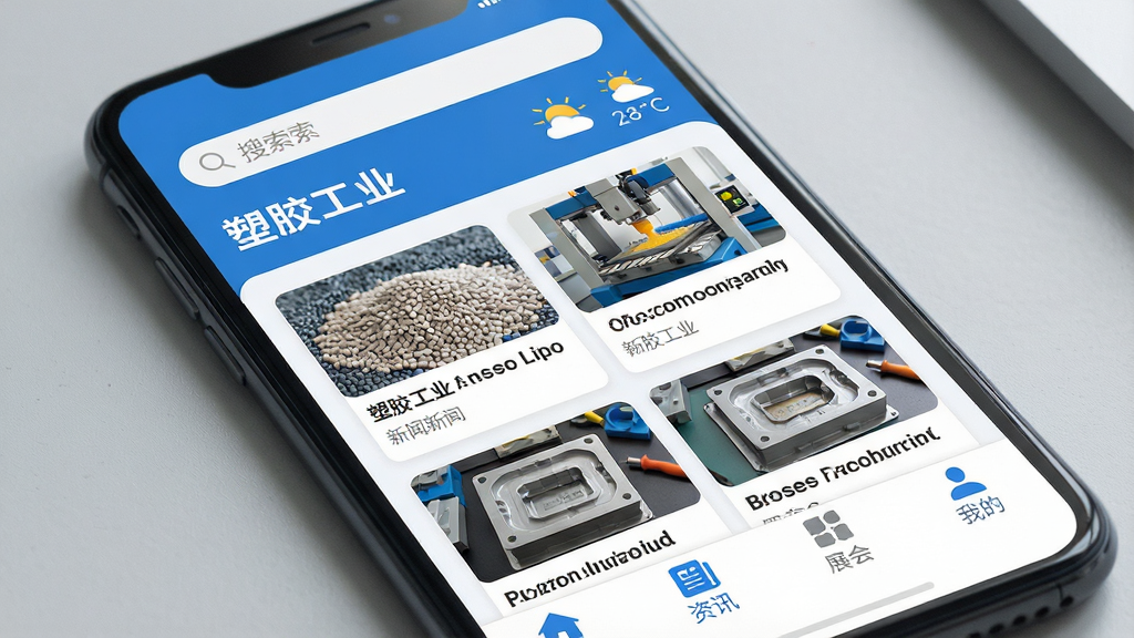 һ���ֻ���Ļ��д����Ļ��չʾ���ܽ���ҵ��APP�������棬��������������������Ϣ���м���������Ѷ��Ƭ������ͼ�����Ͽ�����ע�ܻ���ģ�ߵȣ���Ƭ���������ɶ����ײ�����������ҳ����Ѷ��չ�ᡢ�ҵ��ĸ���ǩ������UI��Ƽ���ִ���������ɫ����ƽ�����ϸ�ڷḻ�����ʸ��壬�ɾ��޶���Ԫ�أ��ֻ�����Ϊǳ��ɫ���档