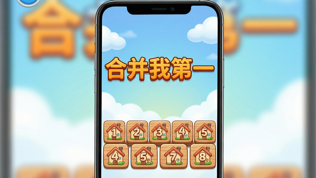 һ���ֻ�������ͼ��������������Ϸ�����棬���⡰�ϲ��ҵ�һ������Ŀ�ĳ�ɫ��������ʾ��������ɫ����͵Ľ���������ơ������·����������е�ľ�����ַ��飬�ӡ�1������8�������ſ���ÿ�������϶����ſɰ��Ŀ�ͨС����ͼ�ꡣ���岼�ּ�����죬���ʸ���ɾ����޶���UI���ţ����ͨ���У�ɫ������������ϸ��Բ�󣬳����������õ���Ϸ��Χ��