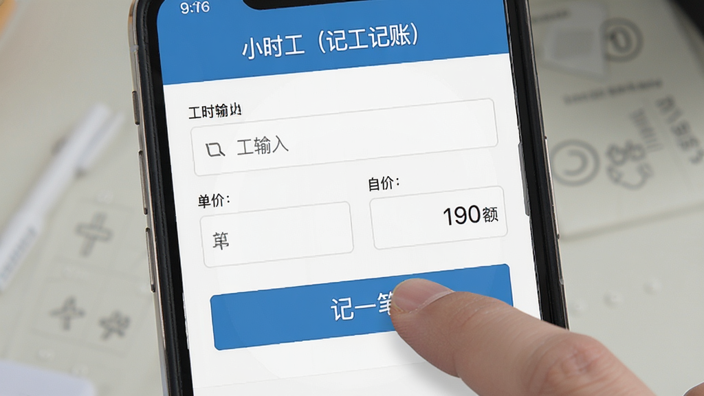 ����һ�Ų�����ʾͼ������Ϊ��ָ����ֻ���Ļ�ϵġ���һ�ʡ���ť��������ʾ��Сʱ�����ǹ����ˣ����ļǹ�ҳ�棬������ʱ����򡢵����������Զ�����Ľ���������ּ�࣬�Ű����������дʵ�����ʸɾ����޶���Ԫ�ء�