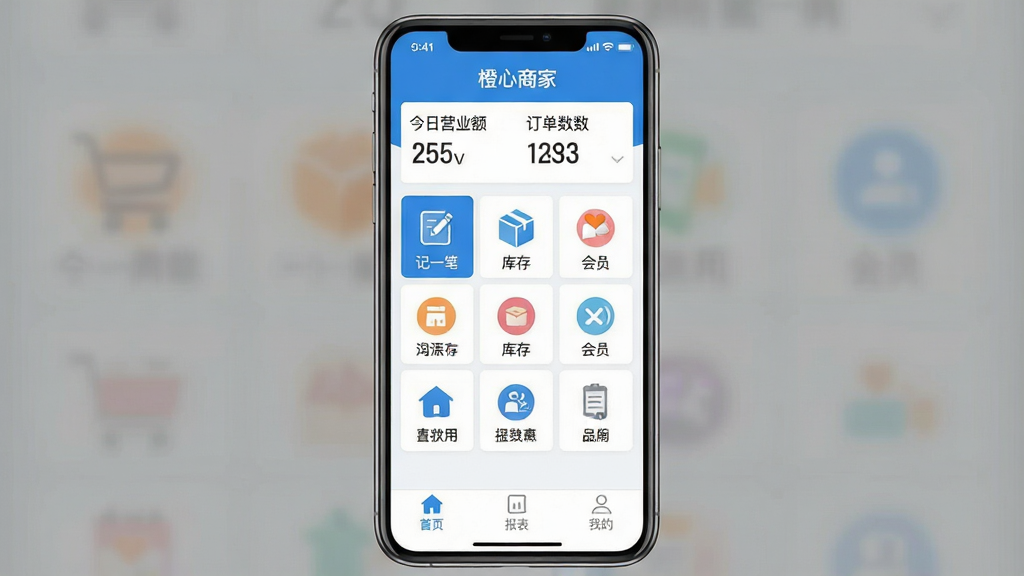 һ���ֻ�Ӧ�ý�ͼ�����������ǡ������̼ҡ������棬������ʾ����Ӫҵ��Ͷ��������м��������ľŹ�����ͼ���硰��һ�ʡ�������桱������Ա�����ײ��С���ҳ�����������������ҵġ�ѡ������岼�ּ�࣬������ɫ����ƽ����ƣ�����ɾ��޶���Ԫ�أ����ʸ��塣