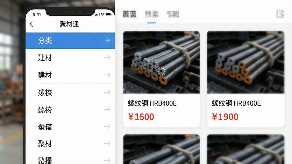 һ���ֻ�Ӧ�ý���Ľ�ͼ��չʾ���۲�ͨ��APP�Ľ���ɸѡ���ܣ�ҳ������Ƿ����б����Ҳ�����Ʒ��Ƭ����Ƭ��������ʾ�����Ƹ� HRB400E���ͼ۸��ǩ�������黯������ͻ���б���������ḻ��������ɾ�רҵ�����������޶���Ԫ�ء�