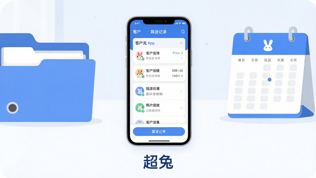���壺����App�������ֻ������е������棬��Ļ����ʾ�ͻ��б��͸�����¼�����֣��ֻ����У���Ļ���������ɼ�����Χ�м�������칫Ԫ�����ļ��к��������Ű棺�ֻ�Ϊ�Ӿ����ģ���Χ���ף��·��С����á����ֱ�ʶ������ִ���ƽ����ƣ�ɫ��������Ϊ����ϸ��Բ�󡣻��ʣ����壬�ɾ����࣬�޶���Ԫ�ء�