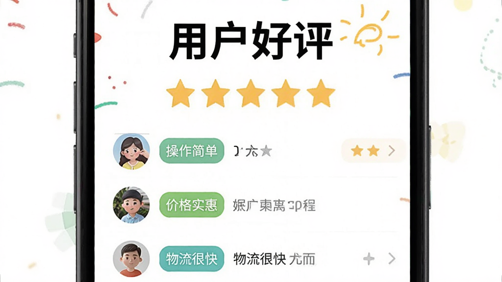 һ��չʾDocobuyAPP�û����۵Ľ�ͼ����Ļ�����ǡ��û��������ĸ��֣��·���5�����ֺ��û������б����С������򵥡������۸�ʵ�ݡ����������ܿ족�ȱ�ǩ����������ã����ʸɾ���