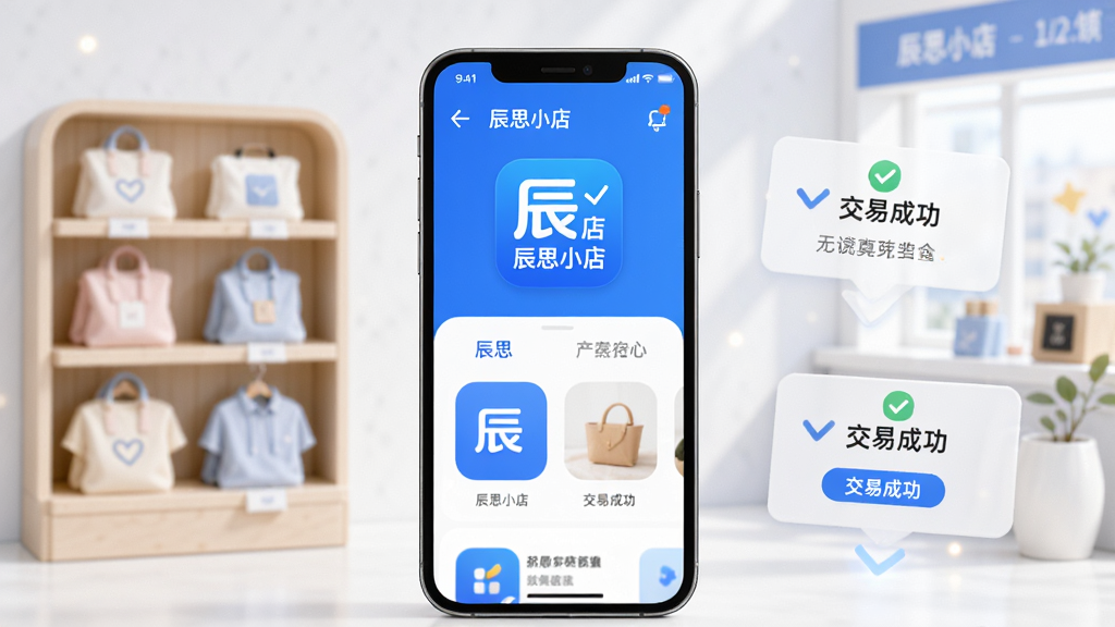 ���Ӿ�ͼƬ��չʾ��˼С��APP���ֻ���Ļ�ϵ����н��棬���������ִ�����ɫ��Ϊ���ף�������ʾ����˼С�ꡱӦ�����ƺ�ͼ�꣬��Χ����Ʒ���мܺͽ��׳ɹ���ʾ��СԪ�أ������Χ����������������ɾ����޶���Ԫ�ء�