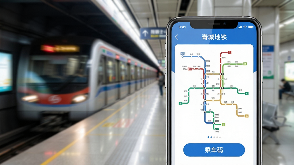 ���壺**��ǵ���**App�������ֻ�������д���ֻ���Ļ������չʾ������·ͼ��ɨ��˳�ҳ�棬�����Ǻ��ͺ��ص���վ̨�����֣��ֻ�λ�ڻ�������ƫ�ң���Ļ��������չʾ����������е�����Х�����Ķ�̬ģ��Ч�����Ű棺��Ļ�ڡ���ǵ�����Ӧ�ý�����ʾ��������ɫ����·ͼɫ���������ԣ��·��С��˳��롱��ť������ִ��Ƽ��У���ƽ����ƣ�ɫ�������ɾ���ϸ�ڣ��ֻ���Ե��ϸ��߹⣬��Ļ������΢�����⣬����վ̨�ƹ���͡����ʣ�8K�����壬ϸ�ڷḻ���ɾ��޶���Ԫ�ء�