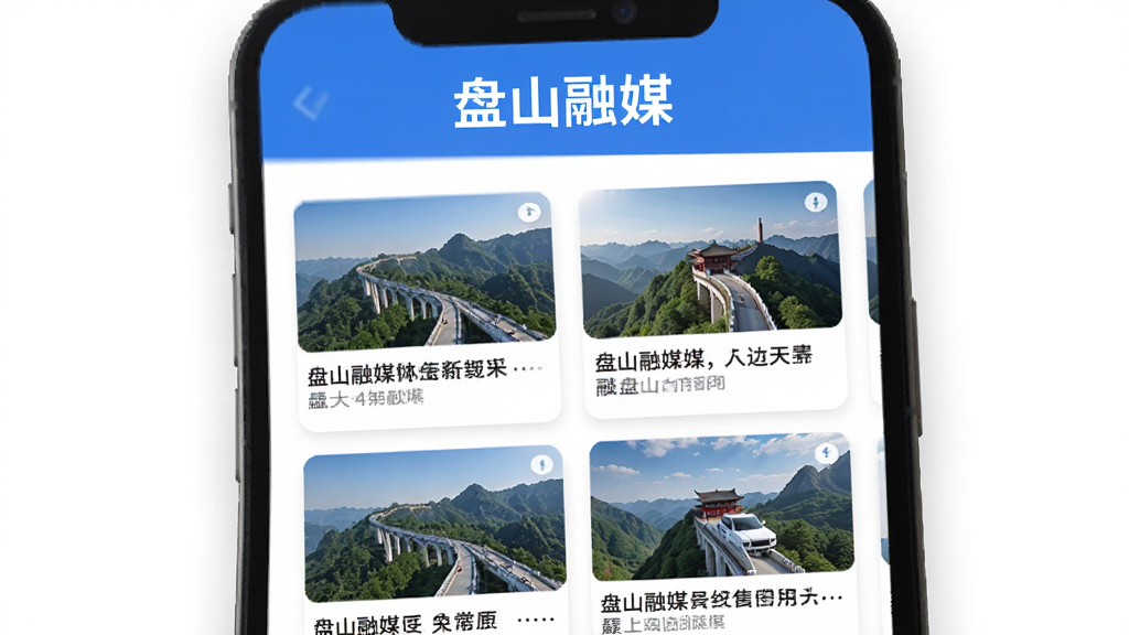 ͼƬչʾ��ɽ��ýApp�����������棬�����С���ɽ��ý���������·��������б���Ƭ��ÿ�ſ�Ƭ���������ͼ������������ɫ���������ִ���࣬���ʸɾ����޶���Ԫ�ء�