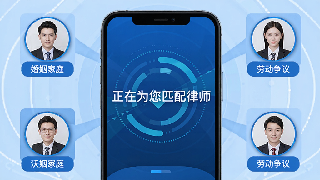 ����һ��Ӯ��ʦ������ѯ����ƥ�书�ܵ�ʾ��ͼ������Ϊ�ֻ����棬������ʾ������Ϊ��ƥ����ʦ���Ķ���Ч������Χ�ж����ʦͷ��ͱ�ǩ���硰������ͥ�������Ͷ����顱���������������Ƽ�����ɫ�������ʸɾ��޶���Ԫ��