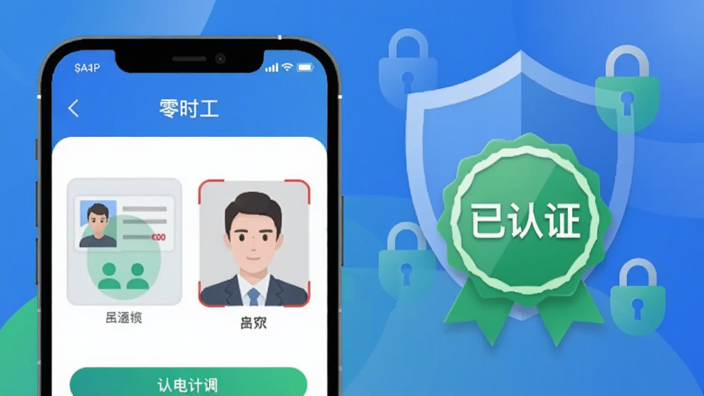 һ��չʾ�ֻ���ʵ����֤���̵Ĳ廭����������ǡ���ʱ����APP����֤ҳ�棬��������֤�ϴ����������ʶ����Ҳ�����֤ͨ������ʾ�ġ�����֤����ɫ���£������ж��ƺ�����ͼ��Ԣ�ⰲȫ������ɫ��Ϊ��ɫ����ɫ������Լ�ִ�������������
