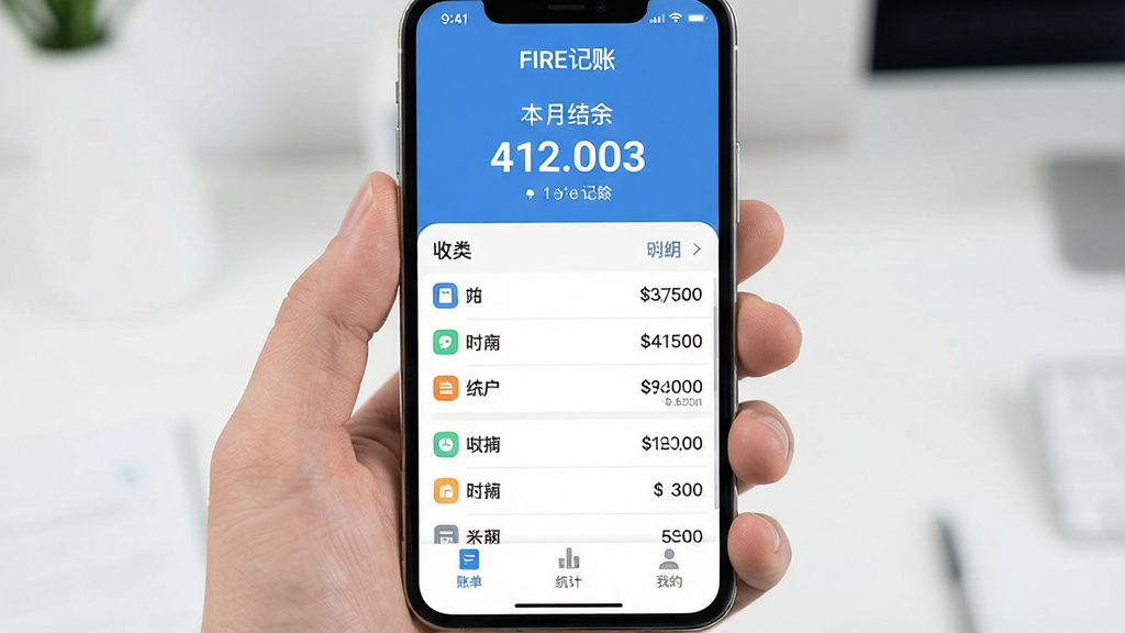 һ��չʾFIRE����Ӧ��ȫò�Ľ�ͼ���������ֻ����棬��Ļ��������ʾ��FIRE���ˡ������֣����沼��Ϊ�������Ϸ��Ǳ��½������֣��м��Ƿ�����������֧��ϸ�б����ײ��С��˵�������ͳ�ơ������ҵġ�������ǩ�������Ű�ɾ���������Ϊ��ɫ����ͼ������Բ�󣬻��ʸ��壬ϸ�ڷḻ������ִ���ƽ���޶���Ԫ�ء�