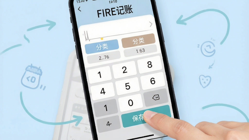 һ��չʾFIRE���˲������̵�ʾ��ͼ���������ֻ���Ļ����Ļ����ʾ����������棬�����ּ��̺ͷ��ఴť����ָ���ڵ�������桱��ť����Ļ�Ϸ��С�FIRE���ˡ�������������ǳ��ɫ�������࣬���ʸɾ����޶���Ԫ�ء�