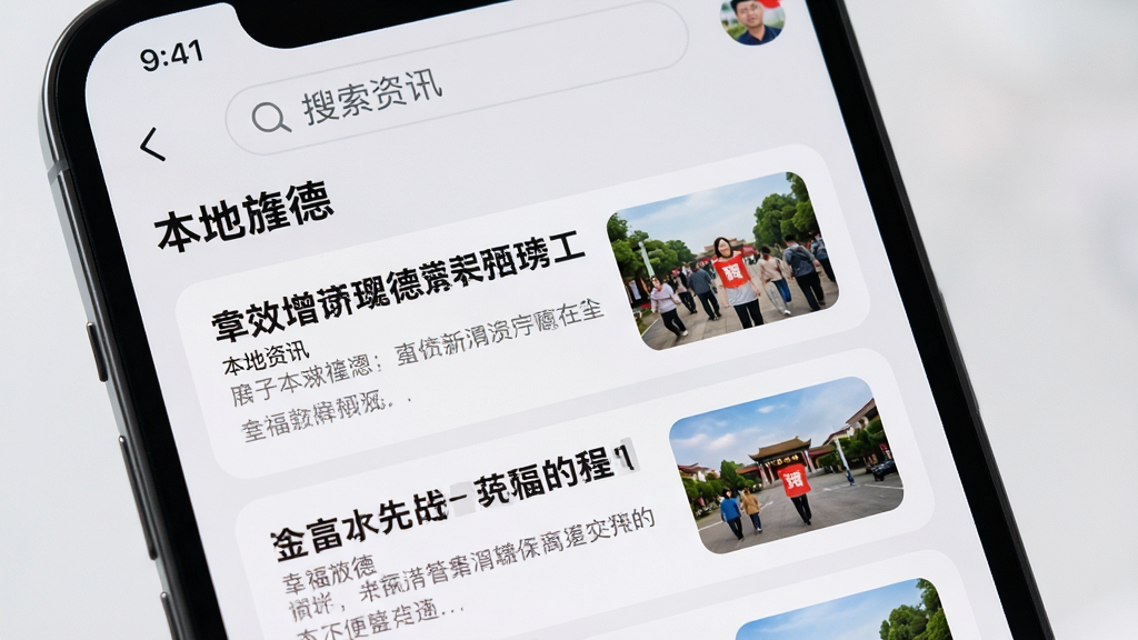 ���壺�ֻ���Ļ�Ŵ�չʾ�Ҹ�캵�App�ġ�������Ѷ��Ƶ��ҳ�棬�������������·���ͼ�Ĳ�ï�����ſ�Ƭ�б������֣����Ϊ���ű����ժҪ���Ҳ�������ͼ���б���ֱ���С��Ű棺������죬����Ӵ���Ŀ������ִ����ſͻ��˷�񣬽���ɾ���ϸ�ڣ����ſ�ƬԲ����ƣ�����ǳ�ң��������������ʣ��߷ֱ��ʣ��ɾ��޶���Ԫ�ء�