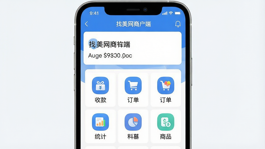 һ���ֻ�����ĸ���չʾͼ�������ǡ��������̻��ˡ���app�����棬����Ϊ���½ṹ��������ʾ�������ƺ͵���Ӫҵ��м��ǹ���ͼ���������У������տ��������Ʒ��ͳ�Ƶ�ģ�飬����ִ���ƽ����������Ϊ��ɫ����ͼ��Բ�������������ɾ��޶���Ԫ�أ����廭��������࣬ͻ��������רҵ�������ԡ�