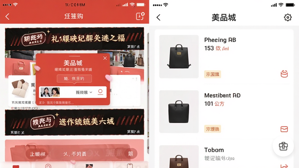 һ���Ա�ͼ������Ǵ�ͳ����App���棬������ɫ����������˸������Ҳ��ǡ���Ʒ�ǡ����棬ֻ�м�����Ʒ�б��Ͱ�ɫ����������ִ���ƽ�����ʸɾ��޶���Ԫ�ء�
