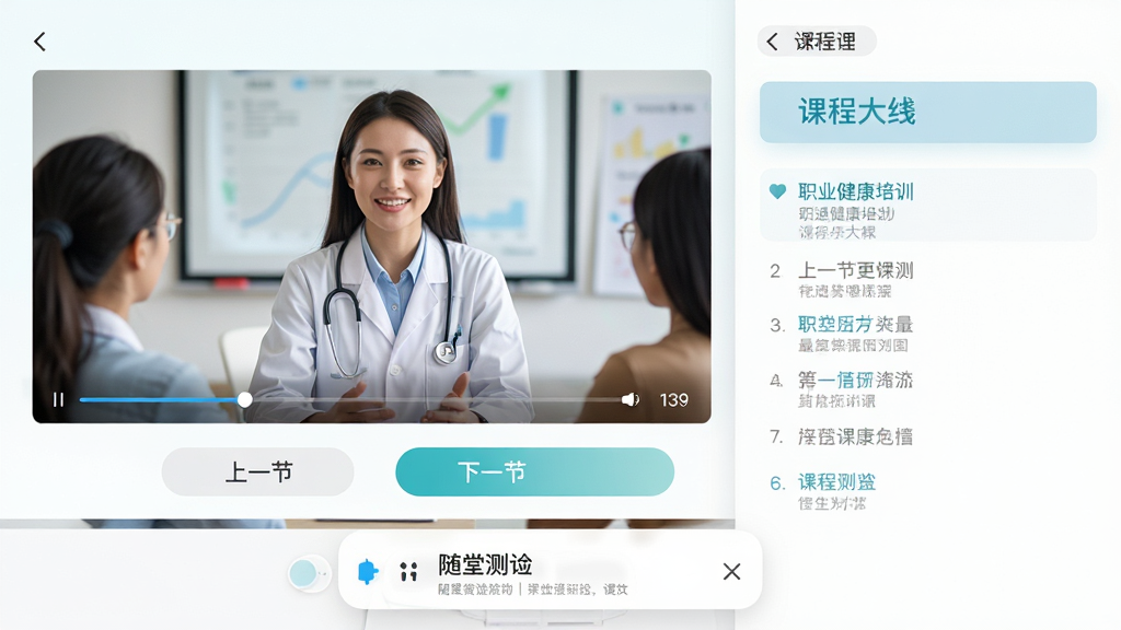 ְҵ������ѵapp��΢�β��Ž��棬�������Ƶ���棬�Ҳ��ǿγ̴���б�����Ƶ�·��С���һ�ڡ�����һ�ڡ���ť���ײ������ò��鵯����������ɫ���£�UI���ֺ��������������ɾ�