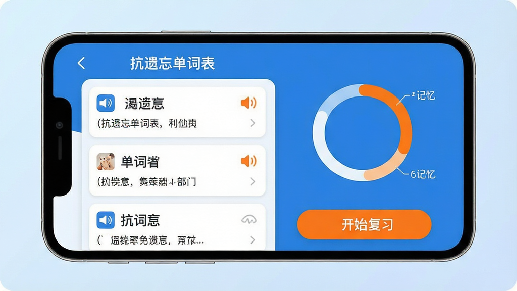 ���壺���������ʱ�App�Ľ���չʾ���ֻ���Ļռ�ݻ������ģ�����Ϊ����ɫ���䡣���֣����Ϊ�����б����Ҳ�Ϊ�������Բ�����·�Ϊ����ʼ��ϰ����ť���Ű棺������������ܷ������ԡ�����ִ���ƽ����ƣ�ɫ��������Ϊ���������ɫ������ť��ϸ�ڣ���Ļ����ʾ�����������ʱ������������ʿ�Ƭ���з���ͼ������䡣���ʣ�������Ⱦ���ɾ��޶���Ԫ�ء�