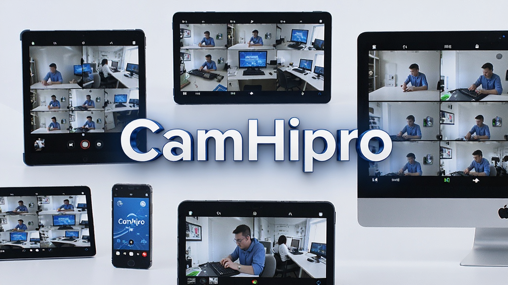һ�Ÿ����Ʒչʾͼ������������Ŀ����ʾ��CamHipro����������Χ�������ֻ���ƽ�塢���Ե��豸��Ļ����Ļ��չʾ�Ŷ�·����ͷʵʱ���棬����ִ��Ƽ��У�������ɫ�������ּ�࣬ϸ�ڷḻ�����ʸɾ��޶���Ԫ��