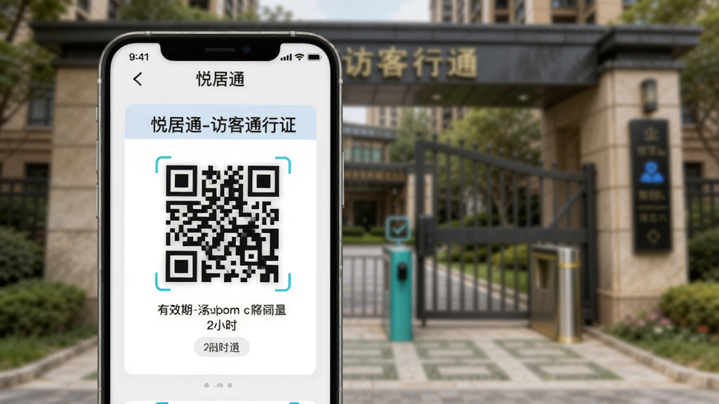 չʾ�þ�ͨApp�ķÿ�ͨ�й��ܣ��ֻ���Ļ��ʾһ�����ж�ά��ķÿ�ͨ��֤������д�š��þ�ͨ-�ÿ�ͨ��֤������Ч����ʾ��2Сʱ����������ģ�����������ţ�Ԣ��ɨ����룬����ɾ�������ͻ�������������޶���Ԫ�ء�