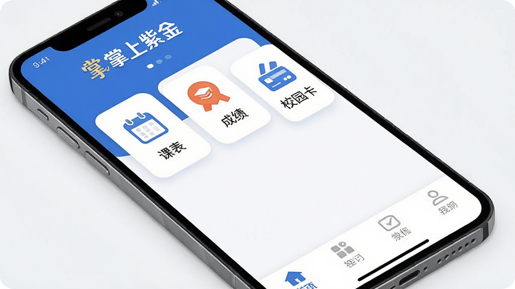 ͼƬչʾ�����Ͻ��ֻ�App�����棬���������ִ�������������ɫ����������ʾ�������Ͻ�Logo���м��Կ�Ƭ��ʽչʾ���α��������ɼ�������У԰�����Ⱥ��Ĺ���ͼ�꣬�ײ����������������岼�ֱ�ƽ����ϸ��Բ�󣬻��ʸɾ��޶���Ԫ�ء�