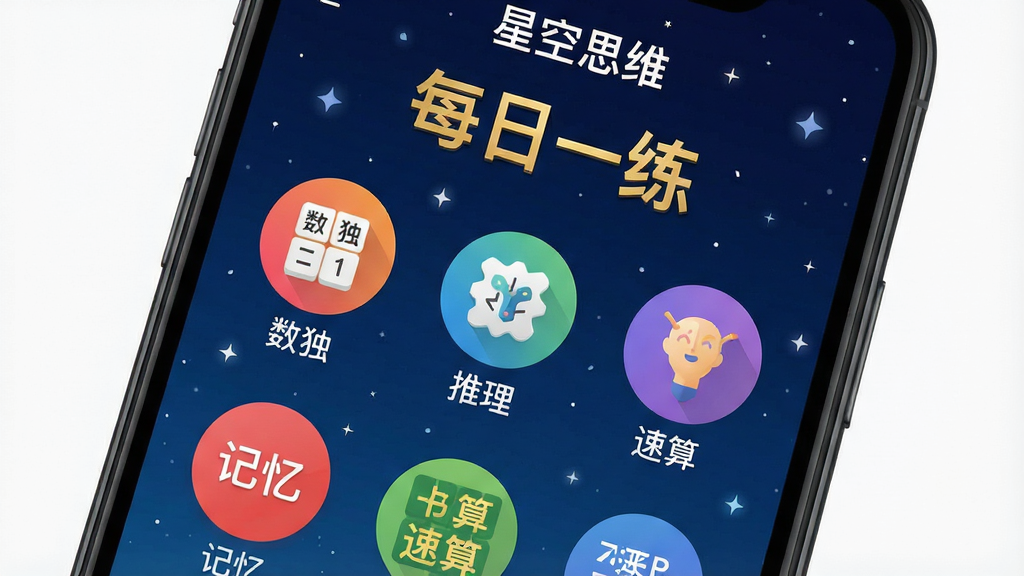 һ���ֻ���Ļ��д����Ļ����ʾ���ǿ�˼ά��APP�����棬���涥���С�ÿ��һ������ɫ���⣬�·������Ŷ����ɫԲ��ͼ�꣬�ֱ��ע���������������������䡱�����㡱������������ɫ�ǿգ����ǵ�׺�����沼�ּ������������ִ���ƽ�����ʸɾ��޶���Ԫ�ء�
