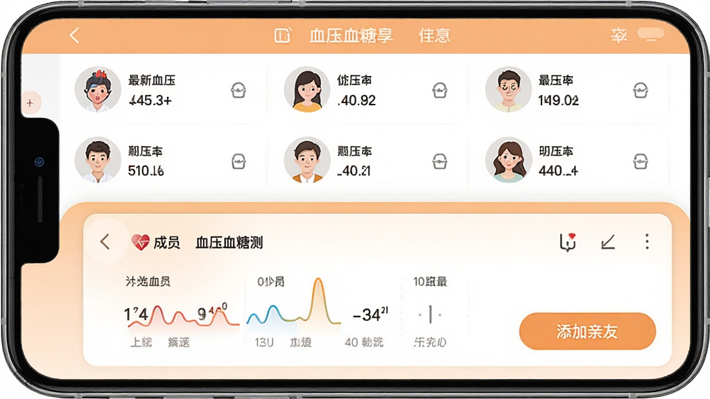 手机应用界面展示
