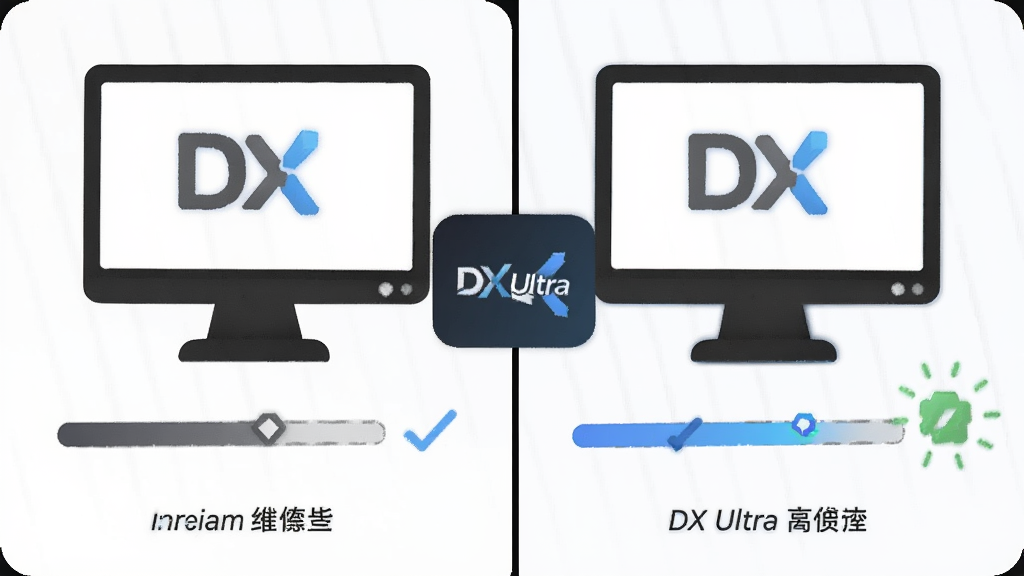 һ���Ա�ͼ���Ĳ廭���������ͨ�����¼��ػ����Ľ��������Ҳ���ʹ��DX Ultra����ټ�����ɵĽ�������������ͻ��DX Ultra��logo����������죬���ʸɾ�