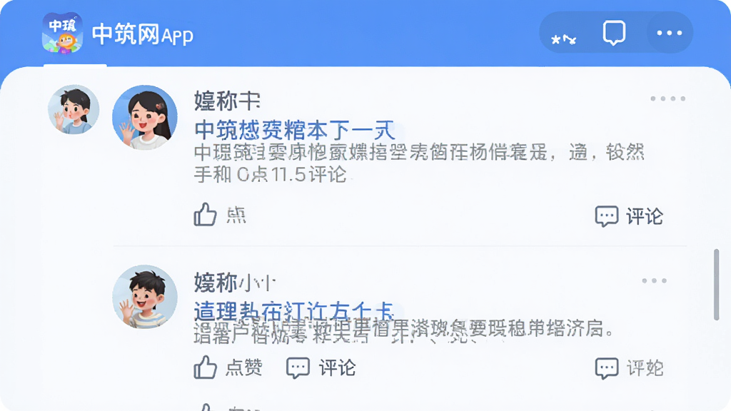 ������APP����������ҳ�棬չʾ�û������������б������û�ͷ���ǳơ����ӱ����Ԥ�����֣��·��е��޺�����ͼ�꣬���������л��ã�������ɫ�������������ִ��罻������񣬻��ʸɾ��޶���Ԫ�ء�