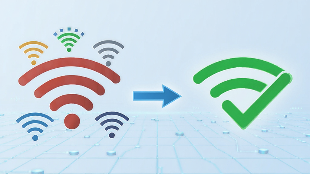 չʾLumyx������ѡ���ܵĸ���ͼ����������Ƕ����ͬ��ɫ��WiFi�ź�ͼ�꣬�Ҳ��Ǿ�����ѡ�����ɫ�Թ��ź�ͼ�꣬�м��ü�ͷ���ӣ�����Ϊ����ɫ�Ƽ����������幹ͼ����������࣬���ʸɾ�