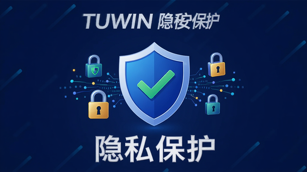 չʾTUWIN��˽��ȫ�������ܵ�����ͼ����������һ������ͼ�꣬��������һ���Թ�����Χ�м�������������������Ϊ����ɫ������࣬ͻ����ȫ�У����ʸɾ����޶���Ԫ�أ�ͼƬ�б�ע