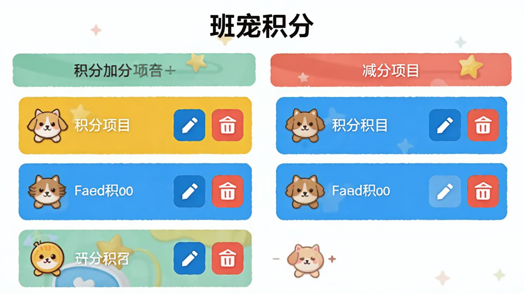 ͼƬչʾ�������֡��л��ֹ�������ҳ�棬����Ǽӷ���Ŀ�б����Ҳ��Ǽ�����Ŀ�б���ÿ����Ŀ���б༭��ɾ����ť�������࣬ɫ�����졣