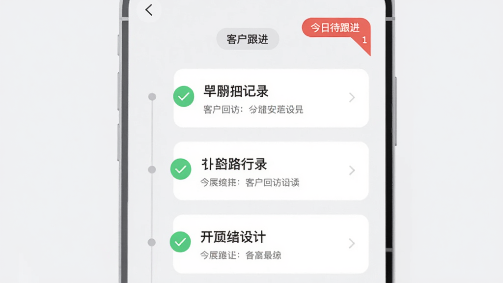������app�Ŀͻ�����ҳ�棬������ʱ������ʽչʾ�ͻ��طü�¼��ÿ����¼����ɫ�Թ���ǣ������С����մ���������ɫ���ֽǱ꣬����Ϊǳ��ɫ��UI����࣬���ʸɾ��޶���Ԫ�ء�
