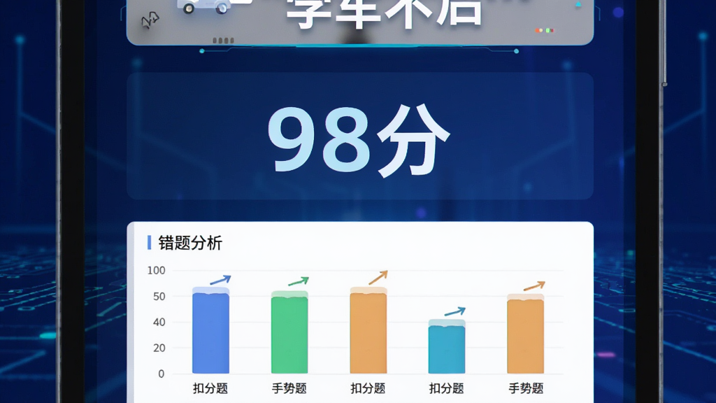 ���壺ģ�⿼�Խ�����ĳɼ���ҳ�棬��Ļ������ʾ