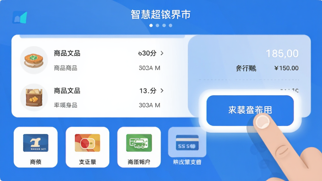 ����ͼ���ǻ۳���app�������������棬��ʾ��Ʒ�嵥���ܼۺͶ���֧����ʽͼ�꣬����ɫ�������沼�ּ�����ˣ�ģ����ָ����տť�����ʸɾ��޶���Ԫ��