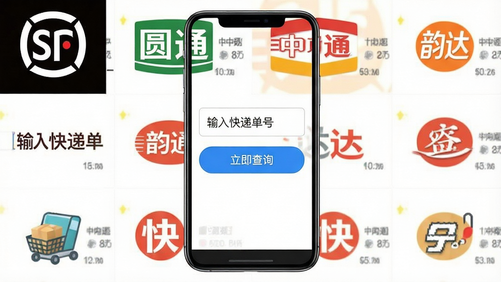 һ���ֻ�Ӧ�ý���ͼ��ҳ��չʾ�����ݹ�˾Logo������˳�ᡢԲͨ����ͨ���ϴ�ȣ�����λ�����������ʾ�������ݵ��š����·��С�������ѯ����ɫ��ť�������Ű����룬��ƽ����ƣ�ɫ�����������ʸɾ��޶���Ԫ�ء�