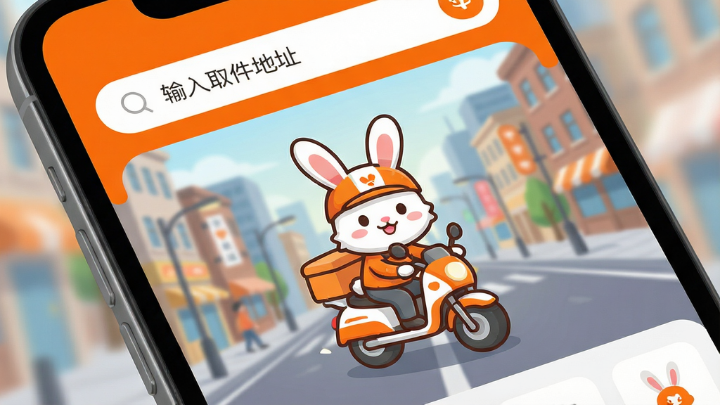 һ�������ֻ���Ļ����д����Ļ��������ʾ�����ÿ��͡�APP�������棬��ɫ��Ϊ������ɫ�Ͱ�ɫ��䣬�����С�����ȡ����ַ�����������м���һ���ɰ��Ŀ�ͨ�����������󣬱�����ģ���ĳ��нֵ���������������ƽ�����Ű�ɾ����࣬ϸ��Բ�󣬻��ʸ��壬�޶���Ԫ��