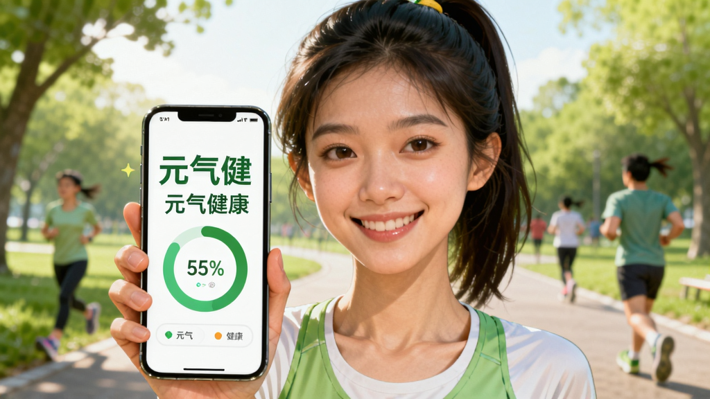 �������ֲ廭���ǰ����һλ���΢Ц������Ů���ֳ��ֻ����ֻ���Ļ��ʾ��Ԫ���������ĸ����ֺͽ�������Բ����������ģ���Ĺ�԰�̵��ͳ��ܵ���Ⱥ������ɫ����������������ɫ�Ͱ�ɫΪ������ͼ���У����֡�Ԫ��������������Ŀ�����ʸɾ��޶���Ԫ�ء�
