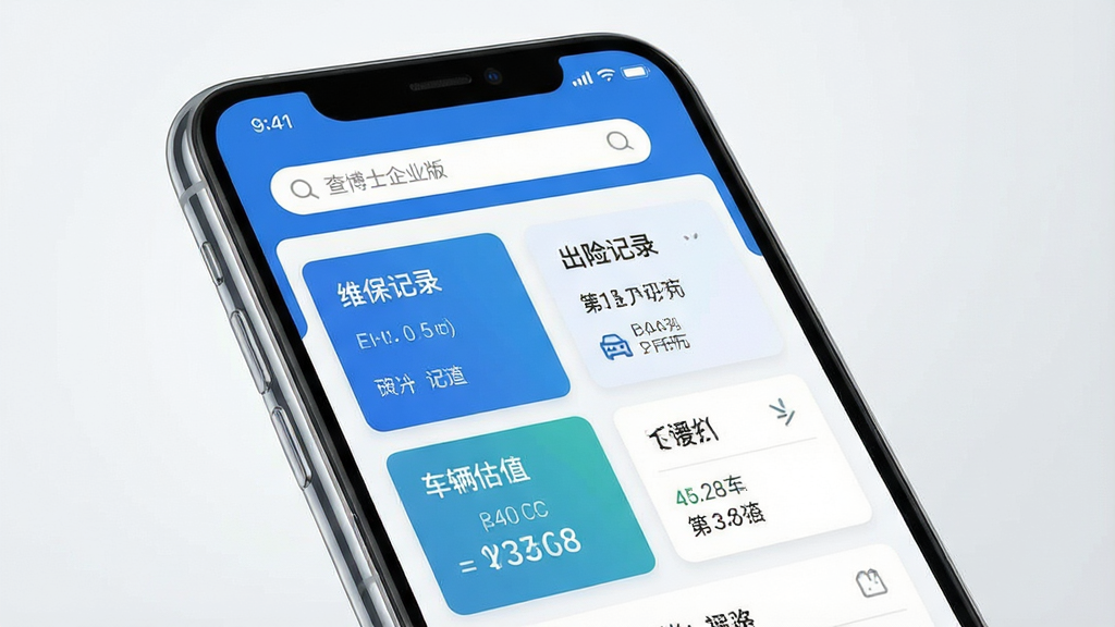 һ�Ÿ����ֻ�Ӧ�ý����ͼ��չʾ���鲩ʿ��ҵ�桱APP����ҳ������������һ���ִ������ֻ�����Ļ��ʾ����������ѯ���棬������ά����¼���������ռ�¼������������ֵ���ȿ�Ƭʽ������ڡ����ּ�࣬�����������򡣷��Ϊ�ִ���ƽ���Ƽ��磬��ɫ��Ϊ��ɫ�Ͱ�ɫ��ϸ���ϣ��ֻ���Ե����΢���⣬����Ϊ�ɾ���ǳ��ɫ���䡣���ʸ��壬���������޶���Ԫ�ء�