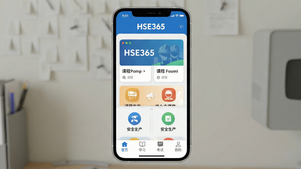 HSE365����������ȫòչʾ������Ϊһ�������ֻ���Ļ����Ļ����ʾHSE365Ӧ����ҳ��������ɫ����������