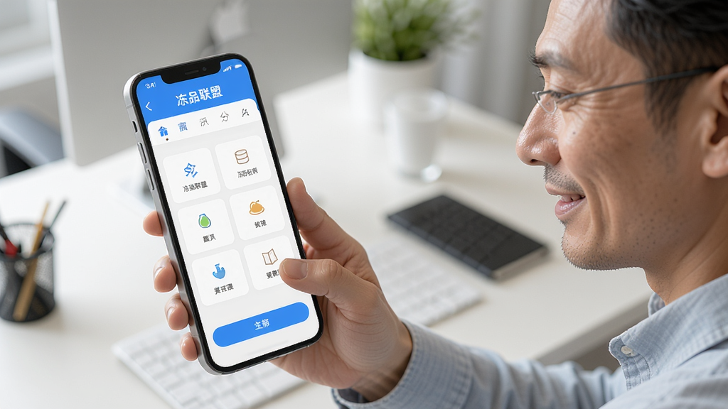 һ��չʾ����Ʒ���ˡ�APP���������ͼƬ���������ֻ���Ļ����ʾ�ż��Ĳ˵��ͷ��ఴť��һλ�����û�������ָ�����Ļ���������ɣ�����������İ칫��������������������