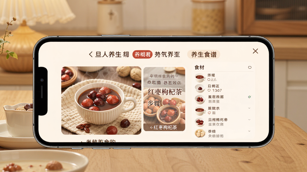 ��������App����ʳ��ҳ�棬�ֻ���Ļ��ʾ������轲����������ʳ���б��������Ű����룬��ͼ��ܰ�����Ӽ�ʵ�ã����ʸɾ��޶���Ԫ��